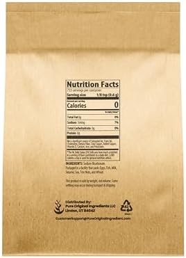 Pure Original Ingredients Sodium Bicarbonate (Baking Soda) (1 lb) Eco-Friendly Packaging, Always Pure, No Fillers Or Additives
