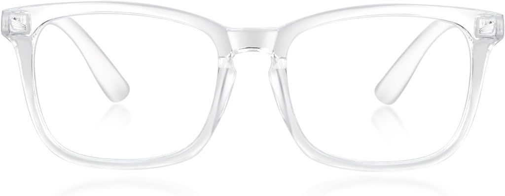 Blue Light Blocking Glasses for Women/Men Clear Frame Square Eyeglasses Computer Gaming Screen Glasses