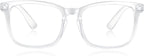Blue Light Blocking Glasses for Women/Men Clear Frame Square Eyeglasses Computer Gaming Screen Glasses