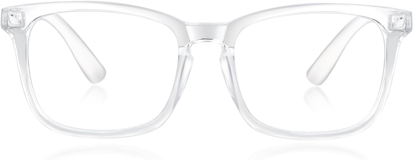 Blue Light Blocking Glasses for Women/Men Clear Frame Square Eyeglasses Computer Gaming Screen Glasses
