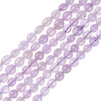 8x10MM Natural Irregular Citrines Agates Amazonite Tiger Eye Carnelian Lapis Gemstone Gravel Loose Stone Beads for DIY Jewelry Making Bracelets (Purple Jade)