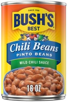 Bush's Best Baked Beans, Pinto Power Variety Pack, 2 Southwest Zest Pinto Beans (15oz), 2 Mild Chili Pinto Beans (16oz), 2 Original Pinto (16oz) (Variety Pack)