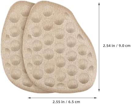 Didiseaon 2 Pairs High Heel Cushions Soft Forefoot Pads and Velour Material Non-Skid Metatarsal Inserts for Women’s Shoes Comfort and Relief