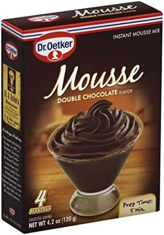 Dr. Oetker Double Chocolate Supreme Mousse (12x4.2 OZ)