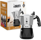 Bialetti Brikka Moka Pot - Crema-Rich Stovetop Espresso Maker, Italian Coffee Maker, 2 Espresso Shots (3.4 oz - 100 ml), Black