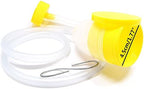 Male Men's Travel Bed Urinal Pee Bottle 1700 ML Urine Collector with Tube