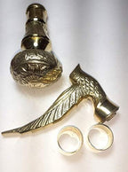2 Pic Nautical Golden Walking Stick Bird Head Walking Cane Affordable Item Brass Handle