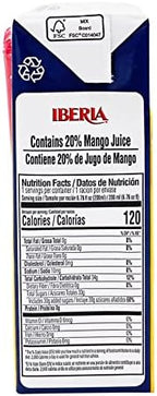 Iberia Mango Nectar, 6.8 fl oz (Pack of 24)