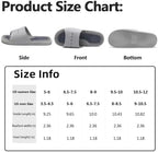 Acupressure Massage Slippers Acupressure Foot Massager Shoes Reflexology Sandals Gift for Men Women Reduce Feet Neuropathy Pain Relief and Tension (Dark Gray,US Women 9.5-10/ Men -8.5)