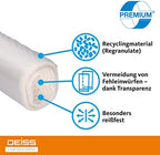 Deiss Premium Bin Bags Transparent Type 60, 120 litres