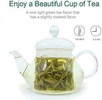 FullChea - Longjing Tea - Dragonwell Tea - Chinese Green Tea Loose Leaf - First Grade - Natural Lung Ching Dragon Well - 4oz / 113g