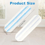 6PCS Replacement Mop Pads for O-Cedar H2prO Flat Mop System, ,Microfiber Mop Pad Easy Clean For All Hard Floors,Reusable & Machine Washable