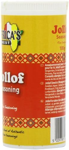 Africa's Finest Jollof Seasoning 100 g (Pack of 6)