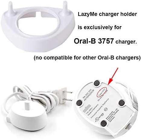 LazyMe Single Charger Holders Toothbrush Heads Holder Compatible for Oral-B, for Oral-B D Series, PRO Series (2 Pack)