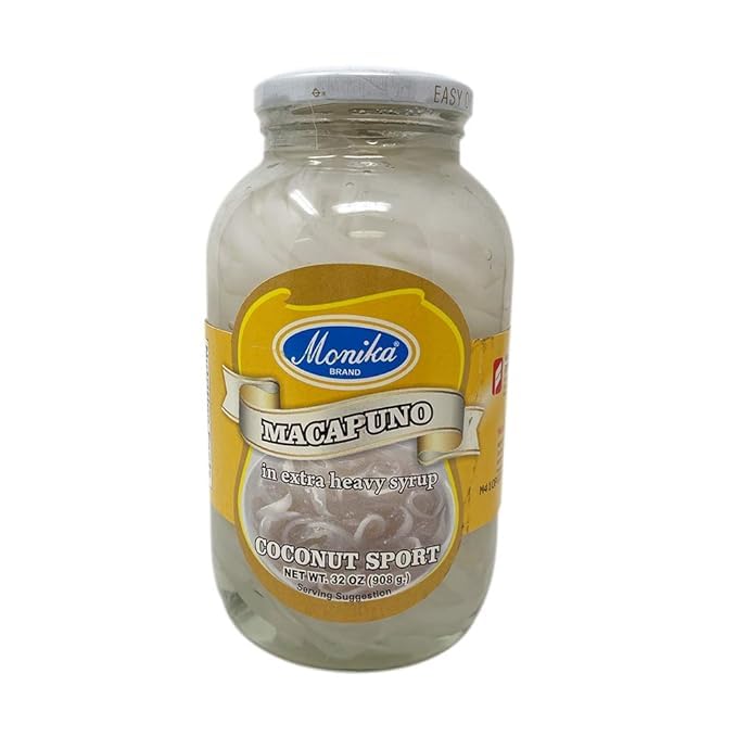 Monika Brand Coconut Sport in Extra Heavy Syrup, Macapuno, 32 oz