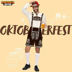 Spooktacular Creations Men’s German Bavarian Oktoberfest Costume Set, Beer Costume Hat for Adults Halloween and Beer Festival