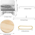 Darning Loom Small Type Weave Tool Quickly Mini Convenient for Mending Jeans Socks Clothes Loom Machine Makes Beautiful Stitching DIY Weaving Arts Speed Weaver Kit