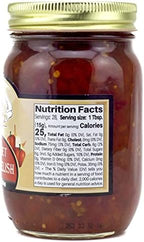 Amish Wedding Red Sweet Pepper Relish 15 Ounces (Pack of 2)