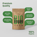 Organic Dried Oregano Leaves – Greek Oregano Herb & Seasoning | Hand-Harvested, Sun-Dried | Perfect for Tea, Pizza, Chicken, Taco Seasoning, and Salads (1.76 oz)