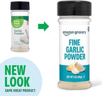 Amazon Grocery, Fine Garlic Powder, 3 Oz