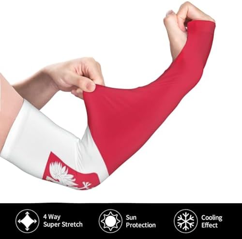 Cute Flag Arm Sleeves Sun Protection Cooling Arm Sleeves For Men Women Cycling, Golf, Outdoor Sports