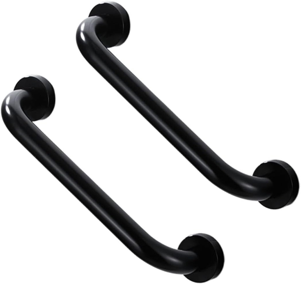 2pcs Bathroom Grab Bars Aluminum Handrails Wall-Mounted Safety Handles for Bathtubs Toilets Stairs Non-Slip Support for Elderly and Seniors