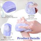 8 Pcs Exfoliating Mesh Soap Bag, Multicolor Soap Saver Pouch with Drawstring Reusable Bubble Soaps Scrubber Pouch Portable Body Cleaning Tool for Shower Body Facial Cleaning