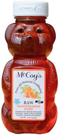 McCoy's Honey - 100% Pure, Raw Honey - Orange Blossom Honey 12oz