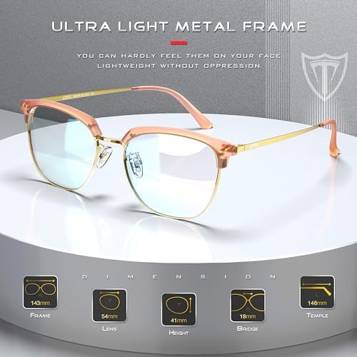 ATTCL Unisex Blue Light Blocking Glasses Eyeglasses Frame Anti Blue Ray Computer Game Glasses