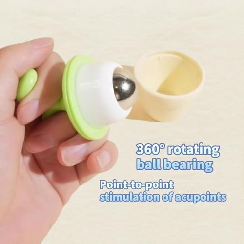 Plant-Shaped Ball Massage Device, Acupoint Pressing, Relaxes Muscles and Promotes Blood Circulation, Relieves Fatigue, Cute Design