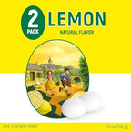 Les Anis de Flavigny Candy Mints, The French Mints, Vegan, Non-GMO, Made in France, Lemon Flavor, 40g Box, 2-Pack