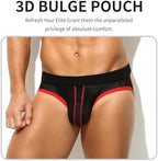 KAREN SPACE Men's Jock Strap Sexy Underwear, Mens Breathable Mesh Jockstraps Athletic Supporter Sports Underwear