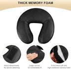 VARIPOWDER Adjustable Massage Table Face Cradle with Pillow Cushion Massage Table Bed Chair Headrest ＆ Face Pillow Massage Platform Head Rest Cushion Cradle for Salon Home Mattress Top Massage Kit