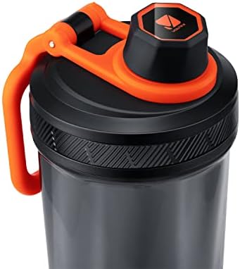 VOLTRX Electric Protein Shaker Bottle - USB Rechargeable Mixer Cup for Shakes and Meal Replacements, BPA-Free Tritan, 24oz