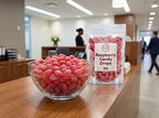 2 lbs Raspberry Candy Drops – Classic Old Fashioned Sugar-Dusted & Sanded Bulk Sweet Treats for Parties, Gifts & Snacking