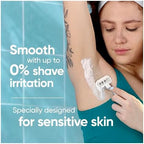 Gillette Venus Extra Smooth Sensitive Women's Razor with Reusable Handle, 3 Blade Refills and Shower Holder