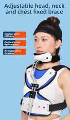 Cervical Thoracic Orthosis, Height/Head Adjustment, Head Neck Chest Thoracic Halo Brace, for Head/Neck/Chest/Cervical Spine Atrophy and Injury