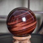 Red Tiger Eye Crystal Ball - Red Tiger Eye Crystal Sphere Meditation Balls for Witchcraft and Decorative Balls, Meditation & Feng Shui Home Decor (40-50mm)