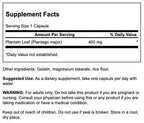 Swanson Full Spectrum Plantain (Leaf) Plantago Major 400 Milligrams 60 Capsules
