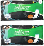 Whisper BINDAZZ NIGHTS XXXL (10+10 PADS) Sanitary Pad