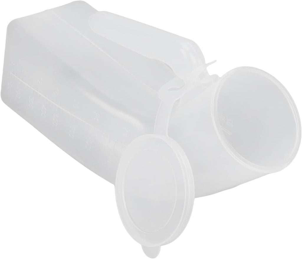 1000ml Male Urine Bottle, Spill Proof Elderly Urine Bottle with Removable Cover, Pee Bottles for Men with Sealing