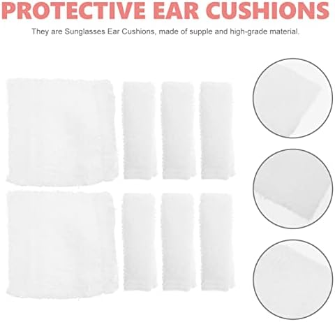 Ipetboom 32pcs Facial Mask Ear Cushions for Sunglasses Washable Ear Pads for Comfort for Long-Term Use Great for Health Workers Elderly
