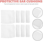 Ipetboom 32pcs Facial Mask Ear Cushions for Sunglasses Washable Ear Pads for Comfort for Long-Term Use Great for Health Workers Elderly