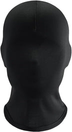 2 Pcs Black Full Face Mask Cover Faceless Skin Masks Halloween Cosplay Spandex Hood Mask for Unisex Cosplay