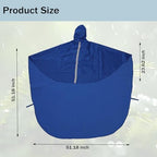 Wheelchair Rain Poncho,Universal Wheelchair Waterproof Poncho, Full Body Coverage Windproof and Rainproof, Reusable Poncho with Hood