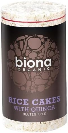 Biona Organic Rice Cakes with Quinoa 100g-12 Pack