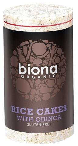 Biona Organic Rice Cakes with Quinoa 100g-12 Pack