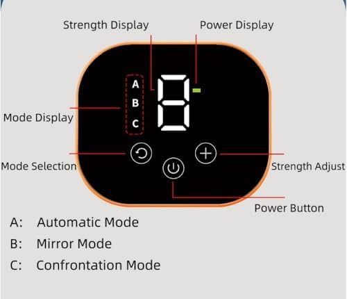 Rehabilitation Robot Glove for Stroke, Robotic Hand Stroke Recovery Equipment, Fingers Strength Training Device for Hemiplegia, Strength Adjustable (Left Hand-L)
