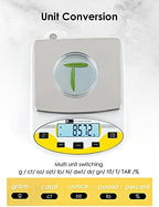CGOLDENWALL Precision Lab Scale 5000gX0.01g Analytical Electronic Balance Digital Laboratory Scale Precision Jewelry Scales Kitchen Weighing Electronic Scales 0.01g Calibrated 110V (5000g, 0.01g)