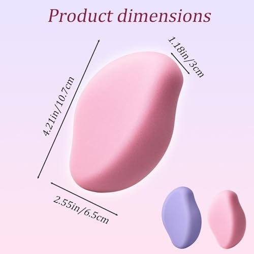 2 Pack Crystal Hair Remover, Efficient Hair Removal Tool, Crystal Hair Eraser, Portable Size